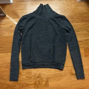 Alo Yoga Haze Cowl Neck Pullover Sweater in Heather Grey Size S